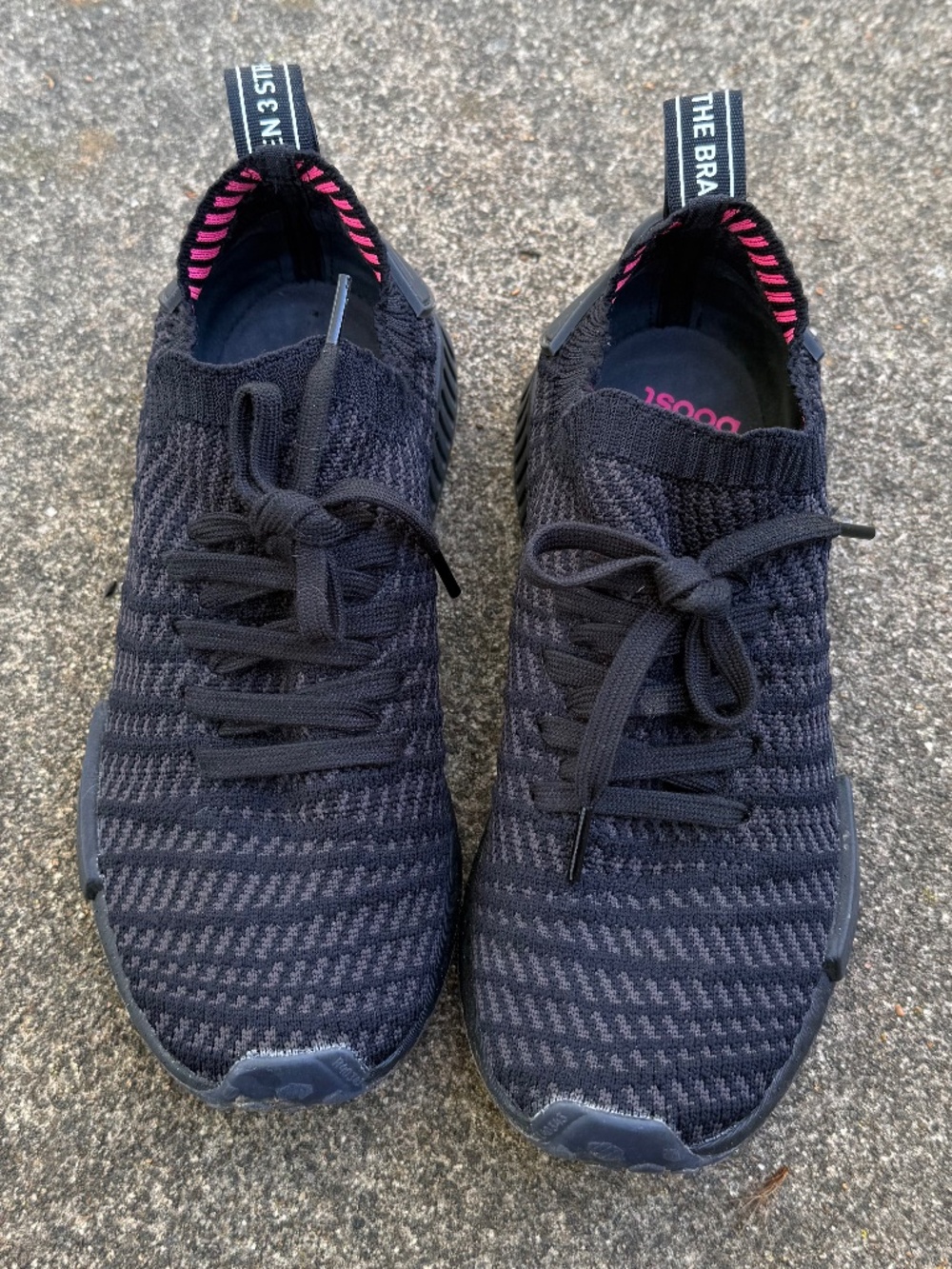 Adidas Pureboost Black Men's Size 8 - Used in Good Condition